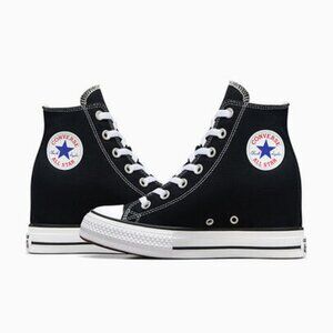Converse Black Wedge Sneakers
